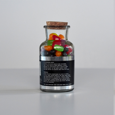 Confectionery Bottle - Kiwi Range - Piece Of Piss Pills SDK08_SD